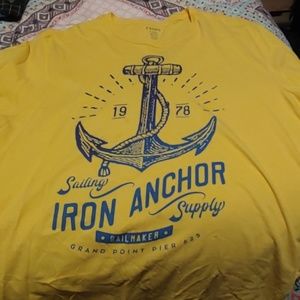 Yellow Men's Chap T Shirt, Size Lg